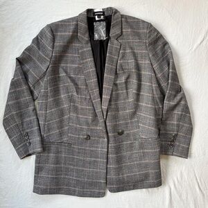 EXPRESS Plaid Blazer